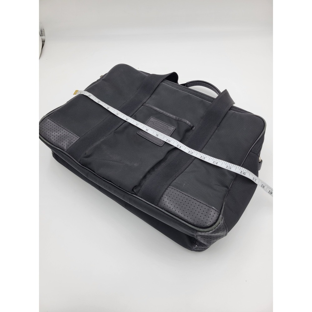 Coach Voyager Messenger Laptop Travel Commuter Bag Black - Picture 11 of 12